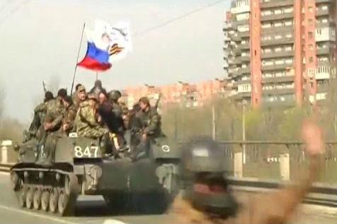 Armata rusă, chemată în ajutor de primarul oraşului ucrainean Slaviansk