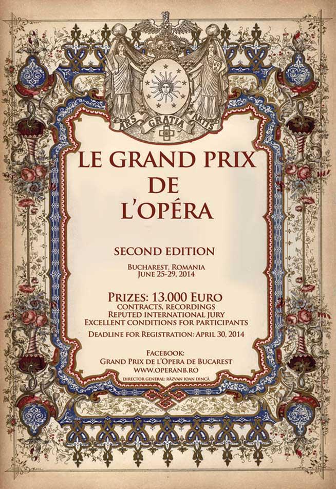&quot;Le Grand Prix de l’ Opéra”, ediţia a II-a (VIDEO)