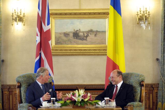 Băsescu se întâlneşte sâmbătă cu prinţul Charles la Palatul Cotroceni