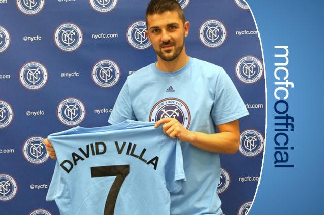 Fotbalistul David Villa a semnat cu New York City FC