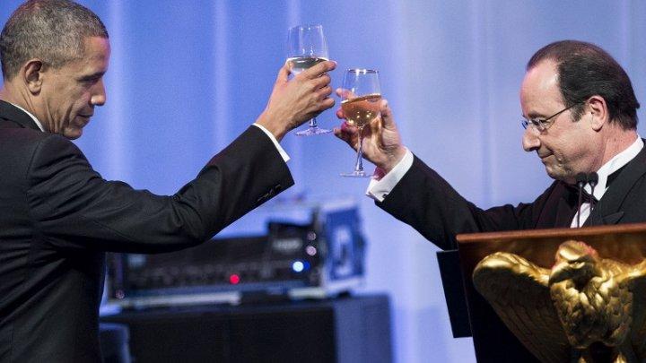 Cină Hollande - Obama cu 7 miliarde de euro pe masă