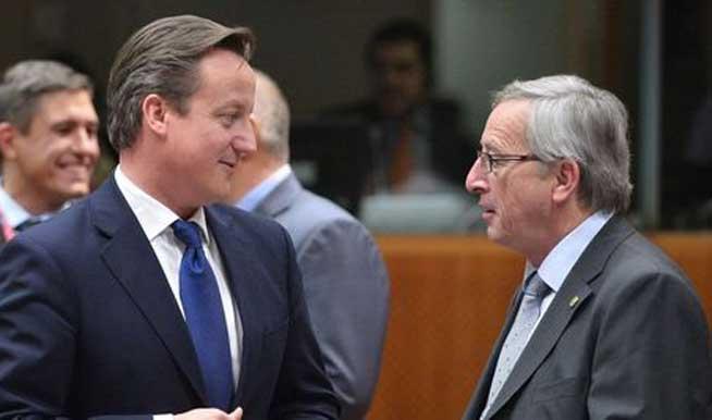 David Cameron îşi spune păsul în editoriale: “Juncker n-a candidat nicăieri şi n-a fost ales de nimeni”
