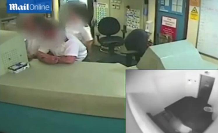Marea Britanie, în stare de ŞOC! În ce ipostaze sunt filmaţi trei poliţişti în timp ce un tânăr arestat moare în celulă