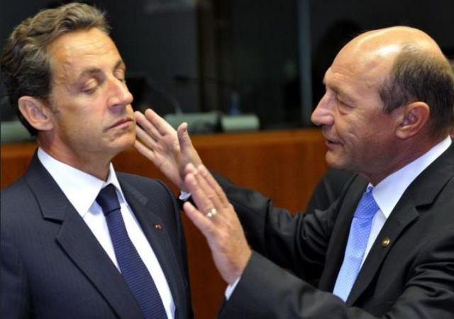Sarkozy, cu Gaddafi. Băsescu, cu Bercea