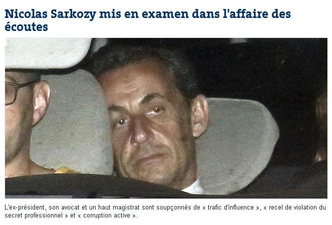 Nicolas Sarkozy, pus sub acuzare. Fostul preşedinte al Franţei riscă până la 10 ani de închisoare