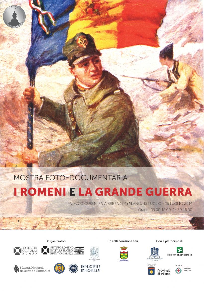 La Milano, expoziţia fotodocumentară “Românii şi Marele Război”