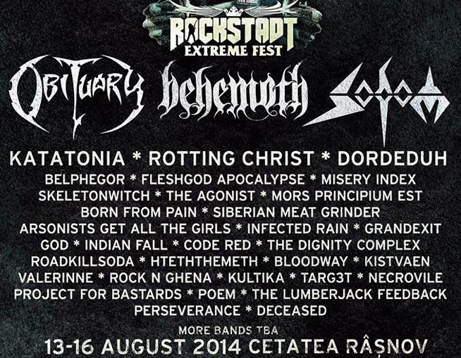 Rockstadt Extreme Fest: programul pe zile 