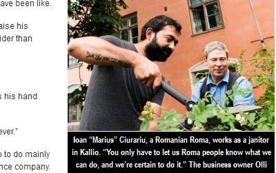 Român de etnie romă, lăudat de presa din Finlanda: „Toţi romii au dorinţa aprigă de a munci, dar se lovesc de prejudecăţile angajatorilor!”