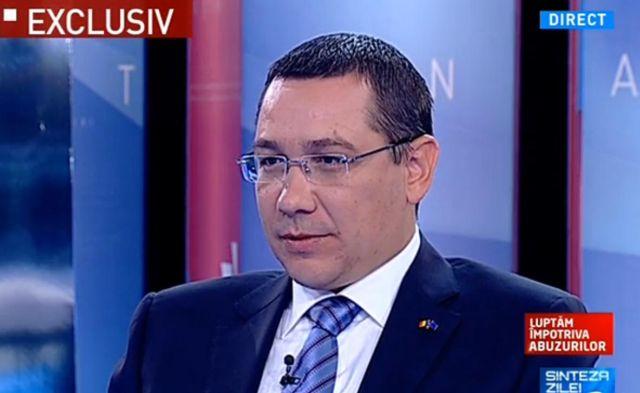 Ponta, mesaj pentru Antena3: Un trust de presă nu poate fi mutat cu forţa. Cât voi fi premier nu trebuie să vă mutaţi nicăieri