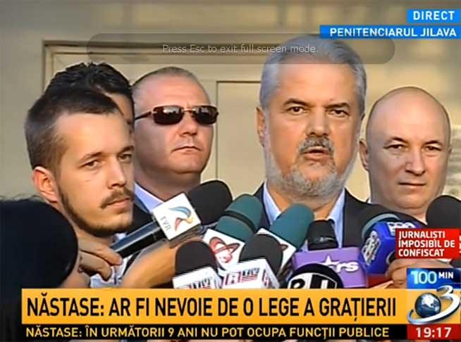 Adrian Năstase, primele declaraţii după eliberare: Avem nevoie de o lege a graţierii şi de alegeri anticipate 