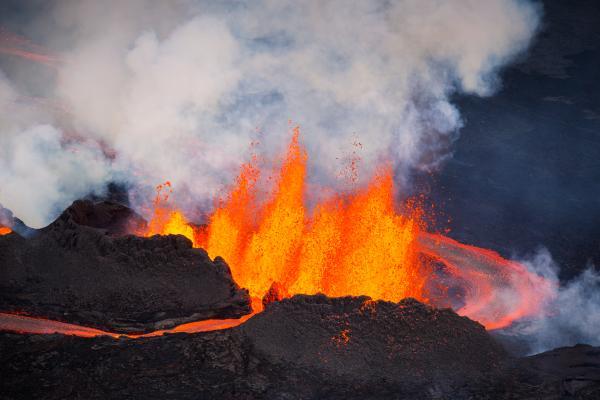 IMAGINI FABULOASE, filmate deasupra vulcanului islandez Bardarbunga (VIDEO)