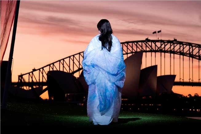 Madama Butterfly,  operă în aer liber, în portul Sydney
