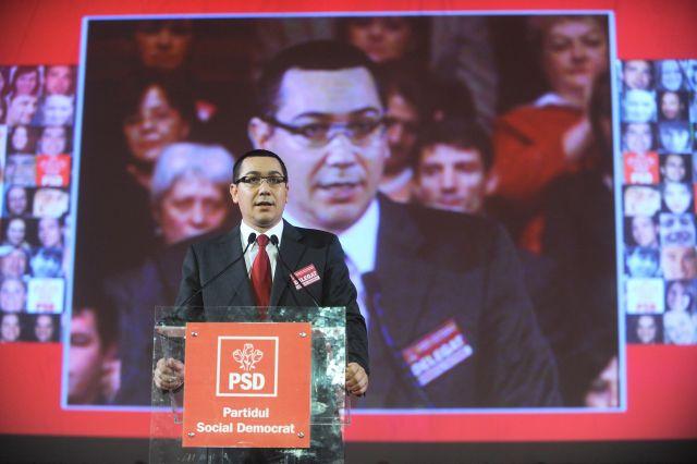 Candidatura lui Ponta la preşedinţie, validată de congresul extraordinar al PSD