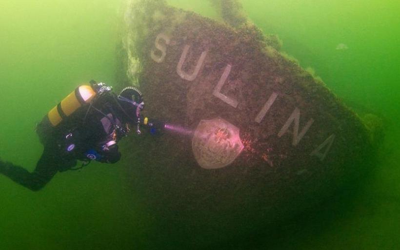 Descoperire FABULOASĂ în Marea Neagră. Ce au găsit scafandrii la bordul navei &quot;Sulina&quot;, scufundată în urmă cu 70 de ani (VIDEO) 
