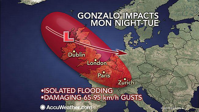 Uraganul Gonzalo face ravagii în Marea Britanie. Trei persoane au murit în urma furtunilor (VIDEO)
