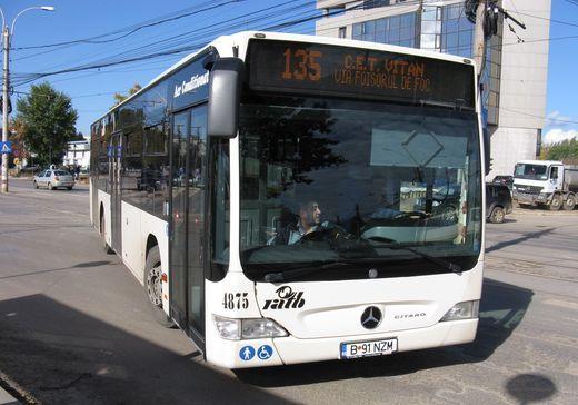 RATB modifică traseul liniei 135. Citeşte comunicatul Regiei de Transport Bucureşti