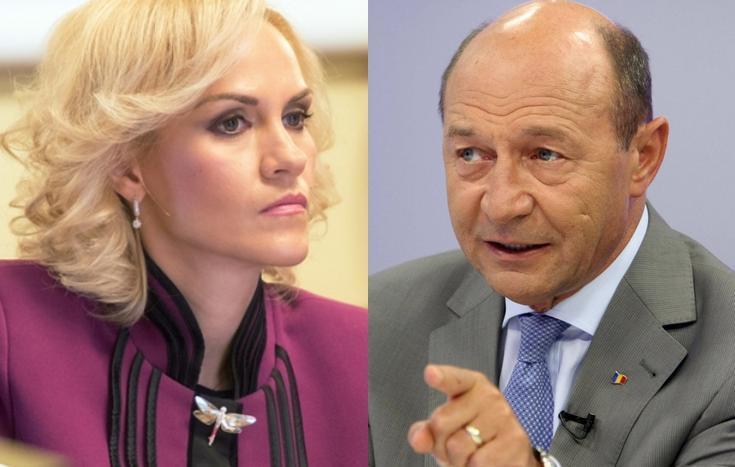 CCR a respins excepţia ridicată de Gabriela Firea privind imunitatea lui Traian Băsescu