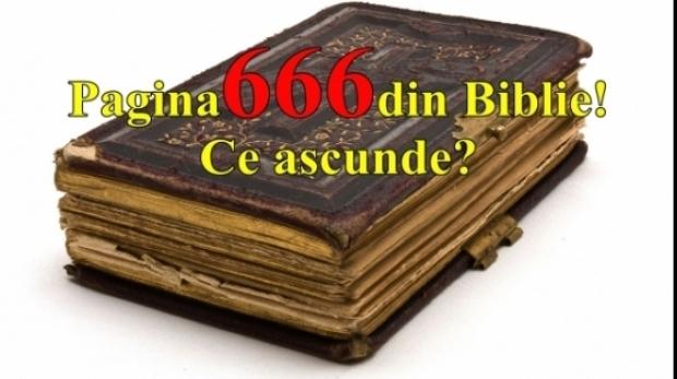 Ce ascunde pagina 666 din Biblie