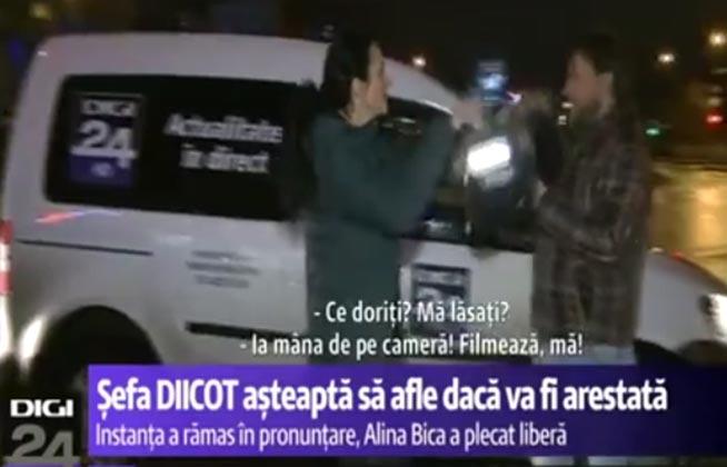 Alina Bica, criză de nervi, a sărit la jurnaliști: &quot;Ce doriți? Nu v-ar fi rușine...&quot; (VIDEO)