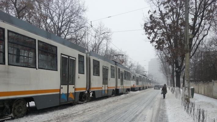 Circulaţia tramvaielor 41, BLOCATĂ în zona Caşin