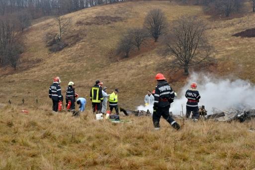 Pilotul elicopterului militar prăbuşit în Sibiu a murit