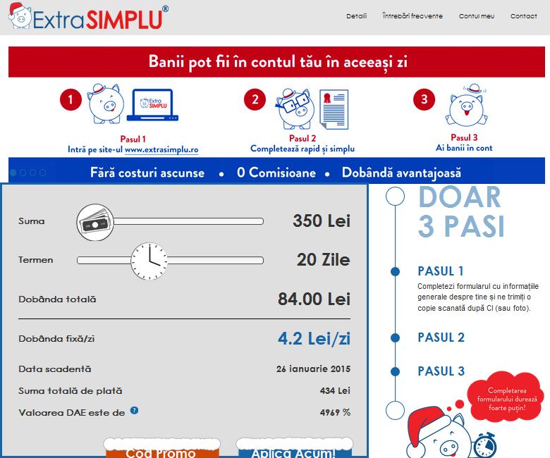 (P) www.extrasimplu.ro - cea mai nouă, simplă, rapidă și comodă soluție de a obține banii de care ai nevoie în numai câteva ore