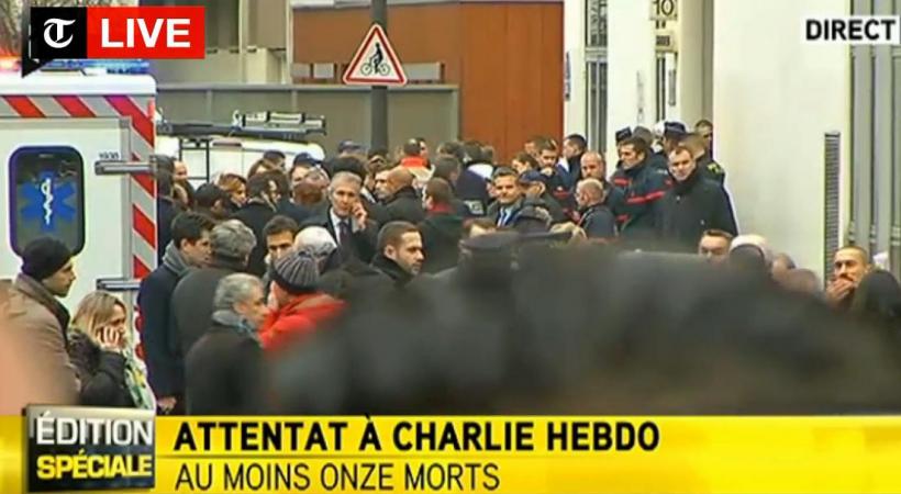 FOCURI DE ARMĂ la sediul unei publicaţii din Paris: 12 persoane au fost UCISE în atac - LIVE VIDEO