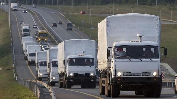 Un nou convoi umanitar rus a pătruns în Ucraina