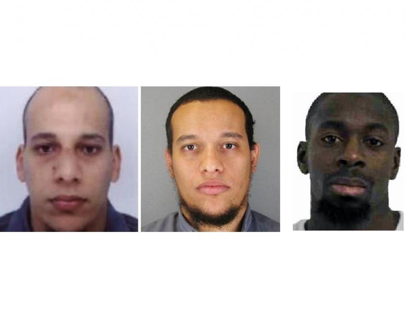 Frații Kouachi - trimiși de Al Qaida. Amedy Coulibaly aparținea grupării jihadiste Stat Islamic - presă