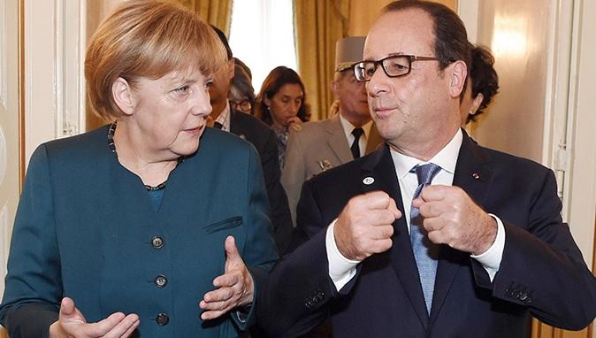 Criza din Ucraina. Angela Merkel şi Francois Hollande discută cu Vladimir Putin un plan de pace