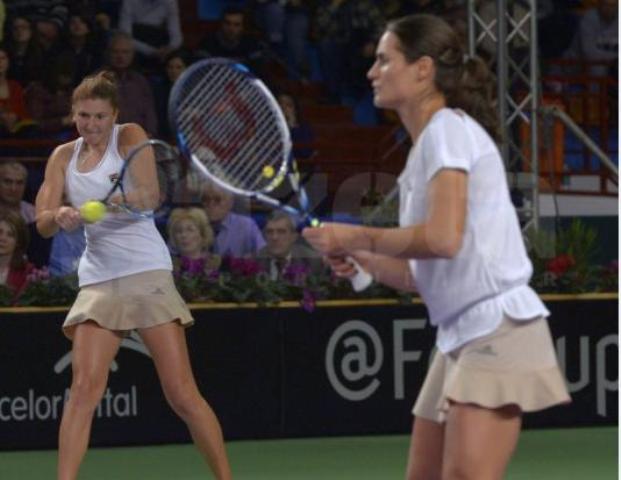 Echipa feminină de tenis a României a învins Spania, în primul tur al Grupei Mondiale II a Fed Cup