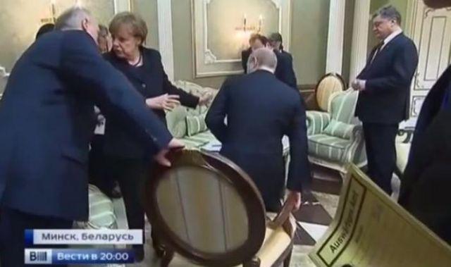 MOMENT PENIBIL pentru Vladimir Putin! Ce păţeşte liderul rus, înainte de începerea negocierilor de la Minsk (VIDEO)