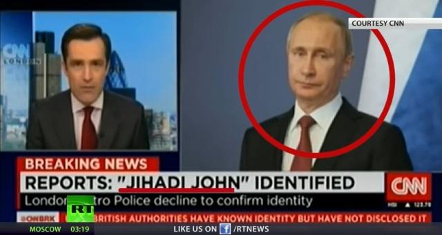 GAFĂ DE PROPORŢII la CNN. Vladimir Putin, prezentat drept terorist ISIS! (VIDEO)