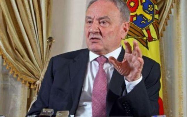 Preşedintele Republicii Moldova, Nicolae Timofti: Securitatea statului moldovean este în pericol!