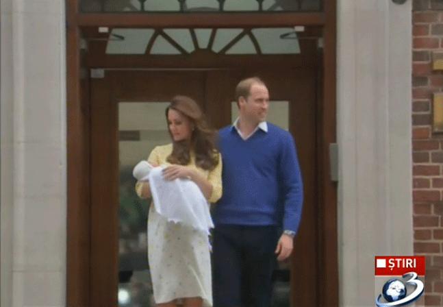 Ea e Mica Prinţesă, fiica lui Kate Middleton şi a Prinţului William (VIDEO)