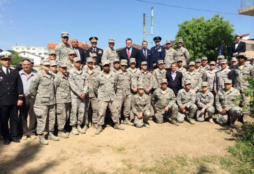 Militari americani au renovat un pavilion al Spitalului Municipal Mangalia