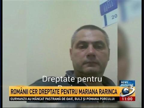 Românii cer dreptate pentru Mariana Rarinca, pe internet!