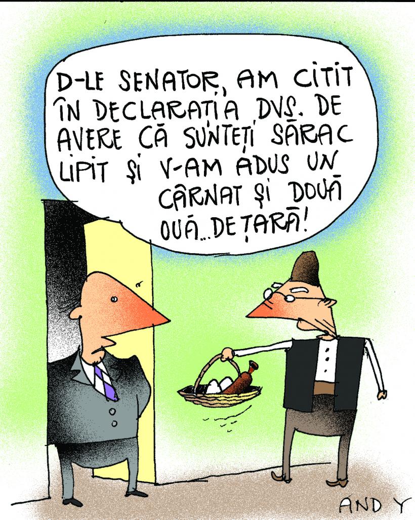 Creditorii şi datornicii la Senat