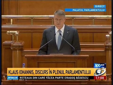 Klaus Iohannis, în Parlament: Strategia Naţională de Apărare e o declaraţie pe care România o face