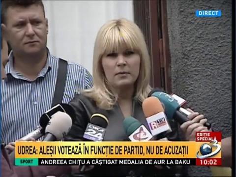 Elena Udrea: Parlamentarii au votat tremurând de frică să mă aresteze. De vreo şase ori. Nu pot să sper la multe lucruri bune
