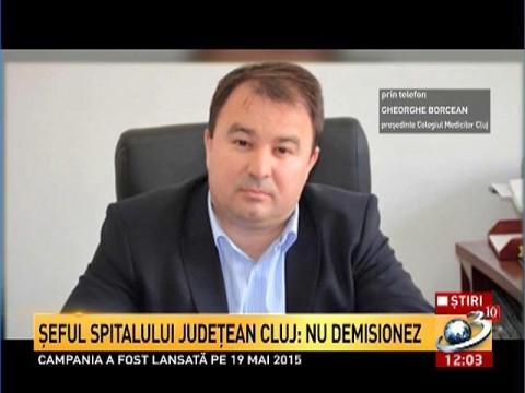 SCANDAL la Spitalul Judeţean din Cluj-Napoca! Asociaţia pacienţilor: Managerul trebuie să demisioneze