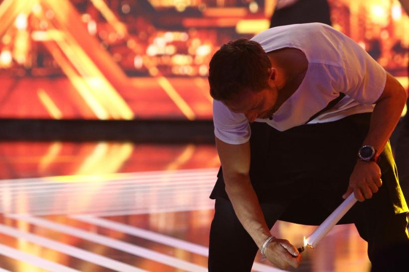Probă de atletism pe scena X Factor 18509584