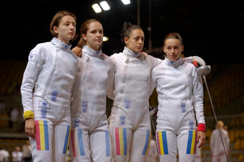 Echipa feminină de spadă a României a luat argintul la Mondiale