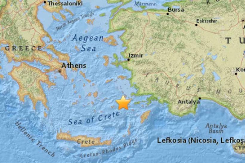 Un cutremur puternic a avut loc în Grecia
