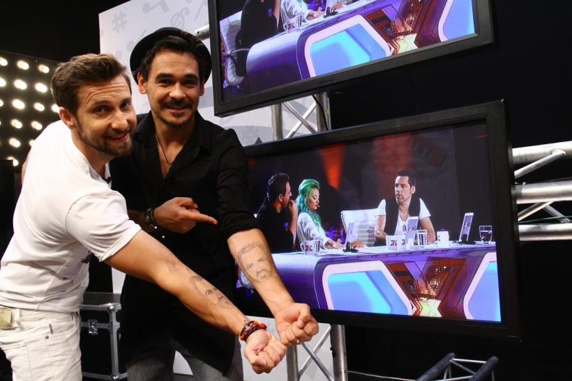 Răzvan și Dani și-au tatuat pe brațe chipul lui Horia Brenciu