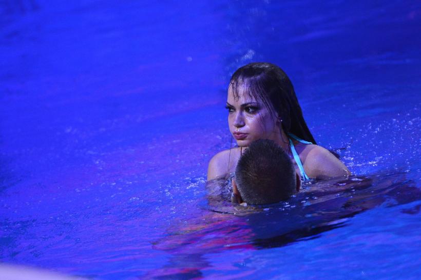 Andreea Antonescu era să se înece, la antrenamentele pentru “Splash! Vedete la apă”