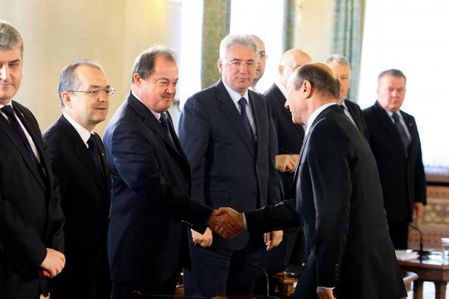 Vasile Blaga şi Traian Băsescu, la Înalta Curte de Casaţie şi Justiţie