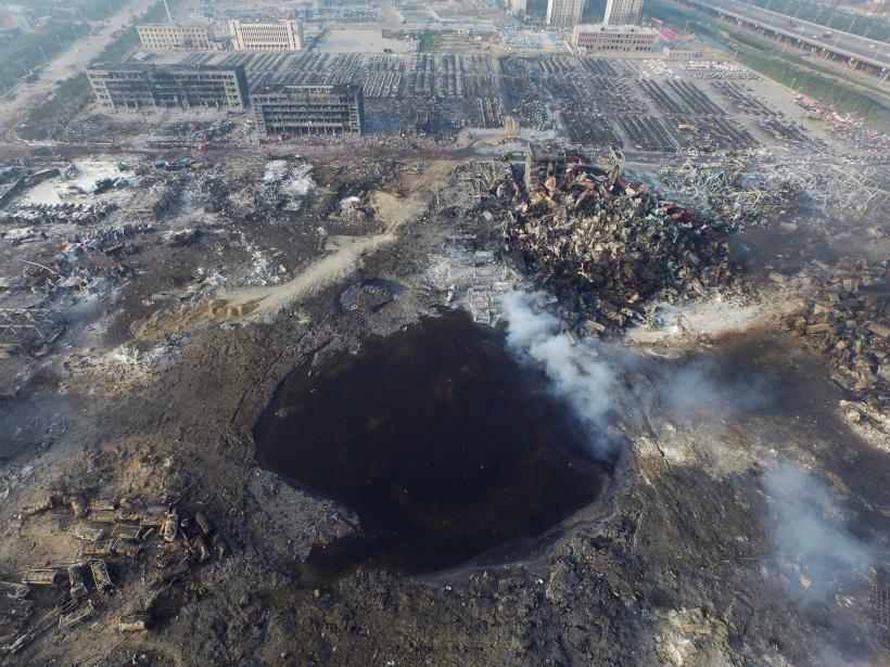 Pericol în China: Sute de tone de cianură împrăştiate de explozii
