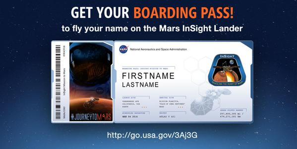 NASA invită oamenii să își trimită numele spre planeta Marte