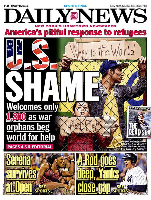 Presa americană critică guvernul SUA, pentru lipsa de reacție față de criza refugiaților